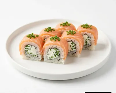 California Saumon chèvre ciboulette