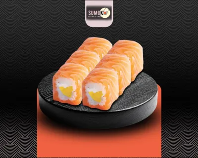 Saumon Roll Saumon mangue cheese 
