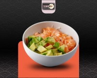 7)Salade de chou saumon avocat