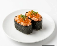 Gunkan oeuf de Saumon ciboulettes