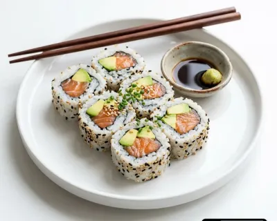 2) Avocado Saumon avocat sésame