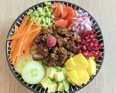 Poke Boeuf Satay