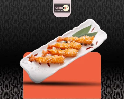 10)Crevettes tempura (4 pieces)