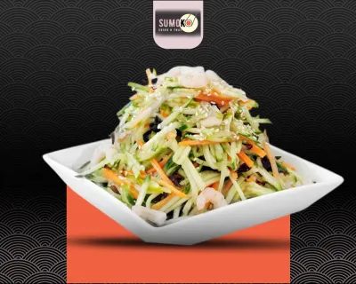 8)Salade de chou crevette avocat