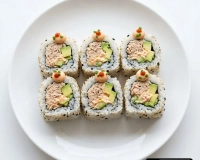6) Avocado Thon cuit. avocat mayo spicy