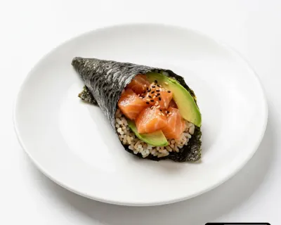 1)Temaki Saumon avoca