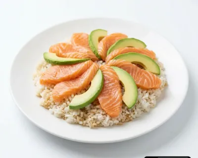 6) Chirashi Saumon avocat