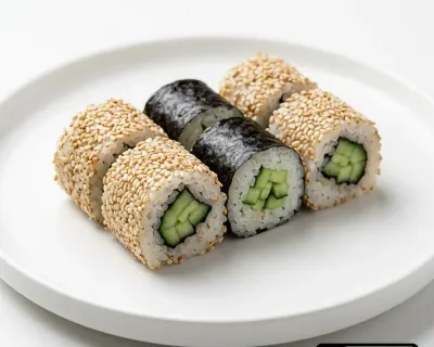 13) Maki concombre sésame
