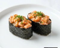 Gunkan Tartare Saumon sauce thai ciboulettes